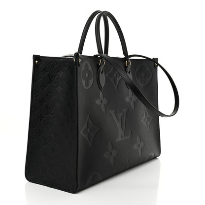 Louis Vuitton Empreinte Monogram Giant Onthego GM Black 3 of 10