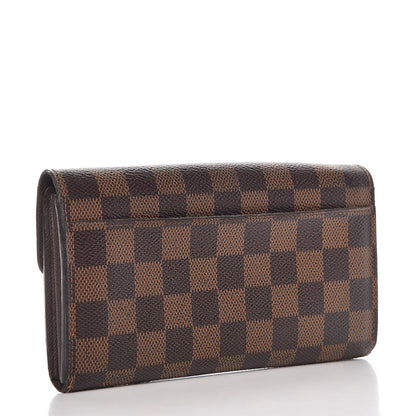 Louis Vuitton Damier Ebene Sarah Wallet NM 3 of 6