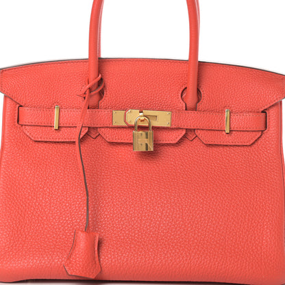 Hermes Togo Birkin 30 Capucine 8 of 14
