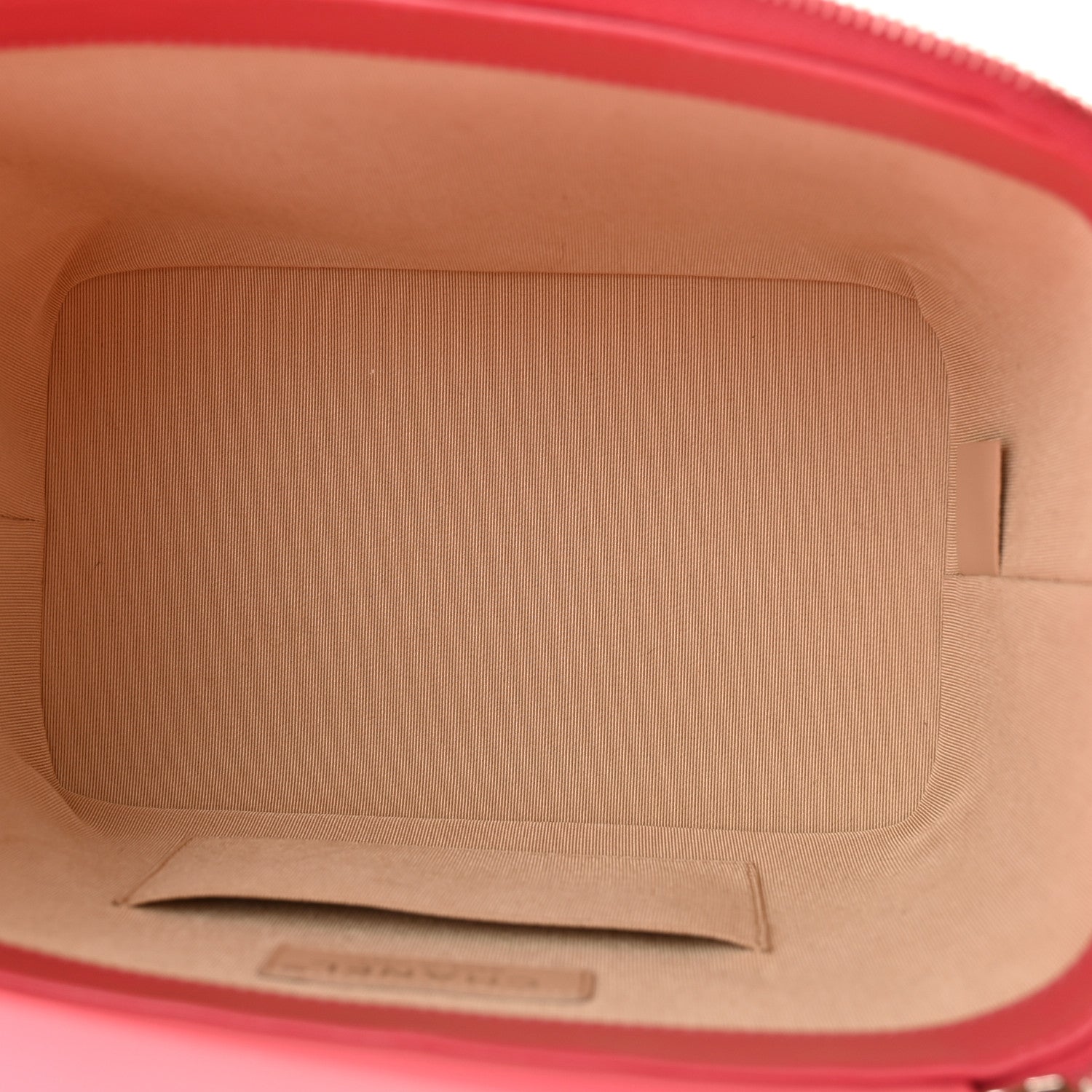 Chanel Glazed Calfskin Raffia Vanity Case Bag Pink 5 of 12