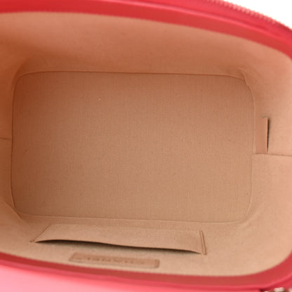 Chanel Glazed Calfskin Raffia Vanity Case Bag Pink 5 of 12