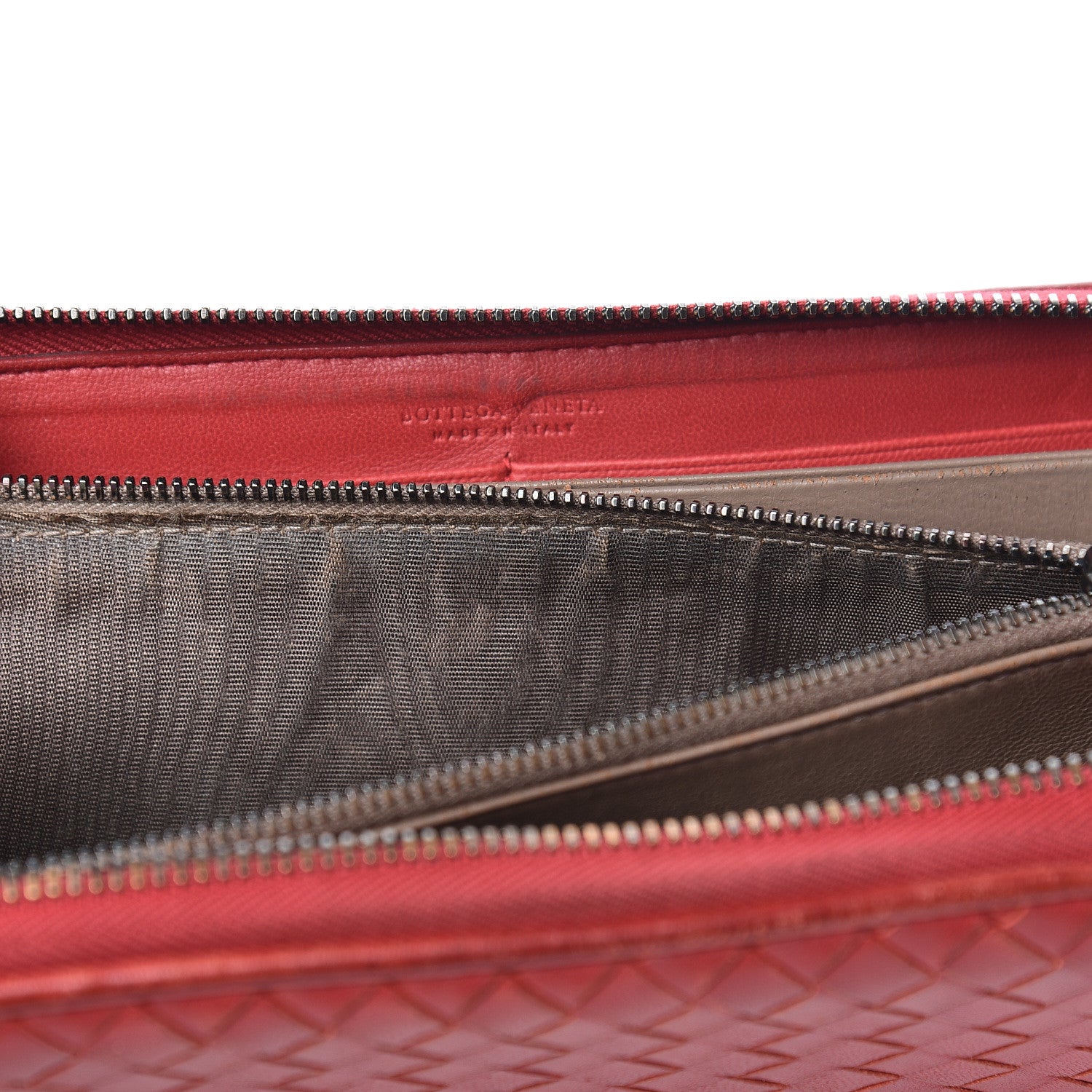 Bottega Veneta Nappa Intrecciato Zip Around Wallet 15 of 16