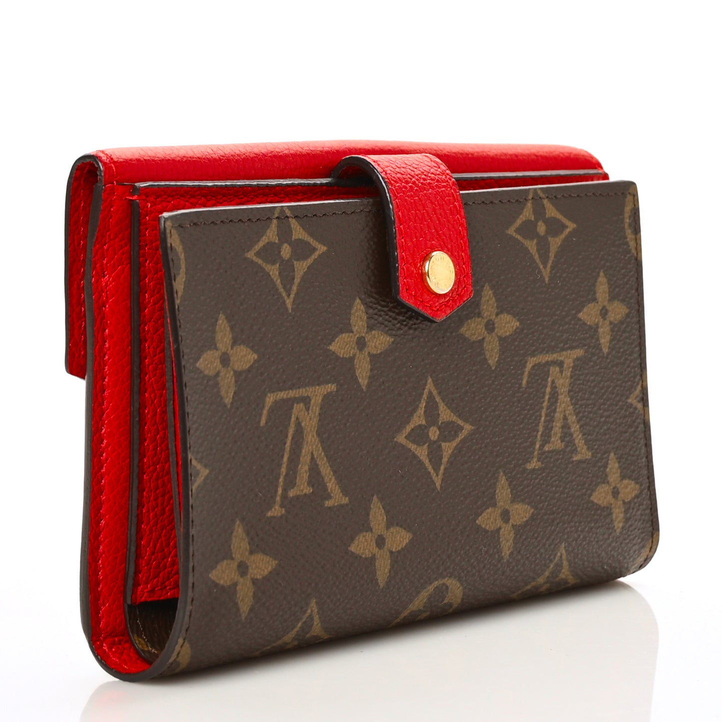 Monogram Pallas Compact Wallet Cherry
