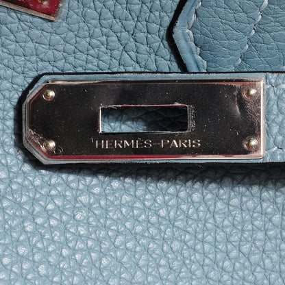Hermes Togo Birkin 35 Ciel 7 of 10