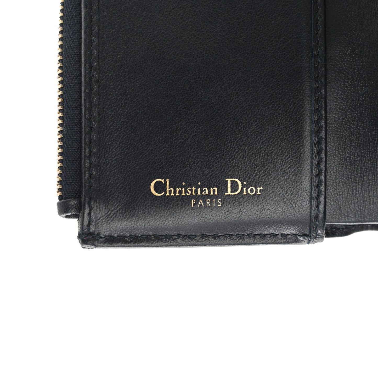 Oblique Saddle Lotus Wallet Blue