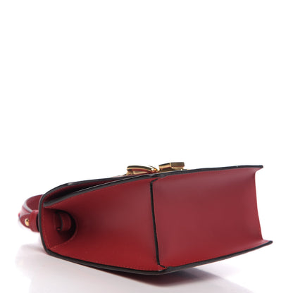 Gucci Calfskin Mini Sylvie Top Handle Bag Hibiscus Red 3 of 11