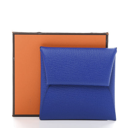 Hermes Epsom Bastia Coin Purse Bleu Electrique 9 of 9