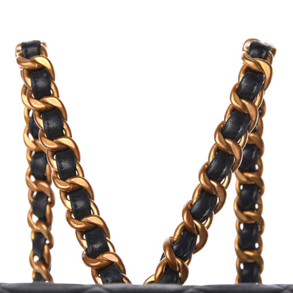 Chanel Lambskin Quilted CC Chain Backpack Black 14 of 18