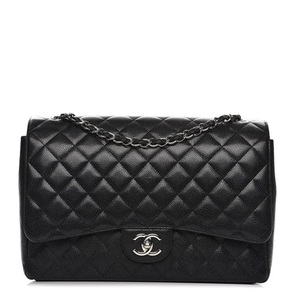 Chanel Caviar Quilted Maxi Double Flap Black 1 of 10