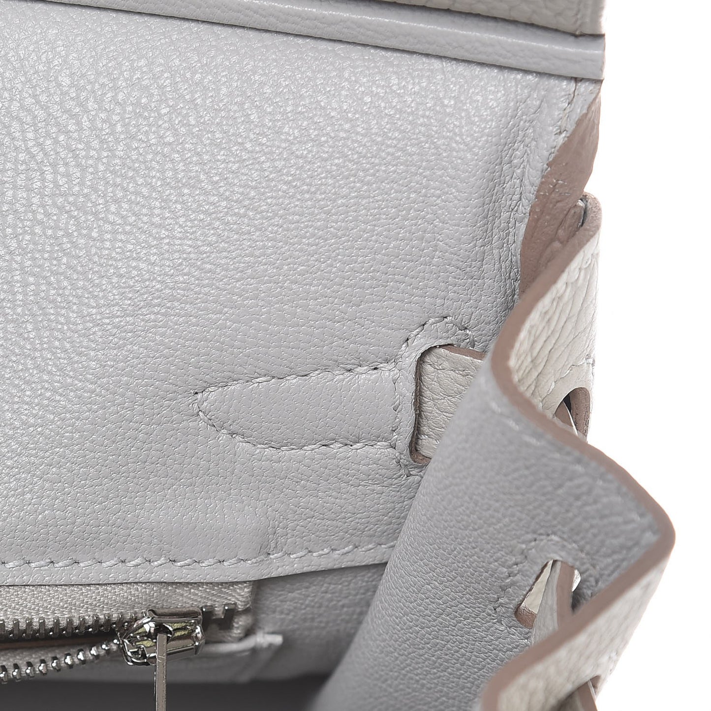 Togo Birkin 25 Gris Perle