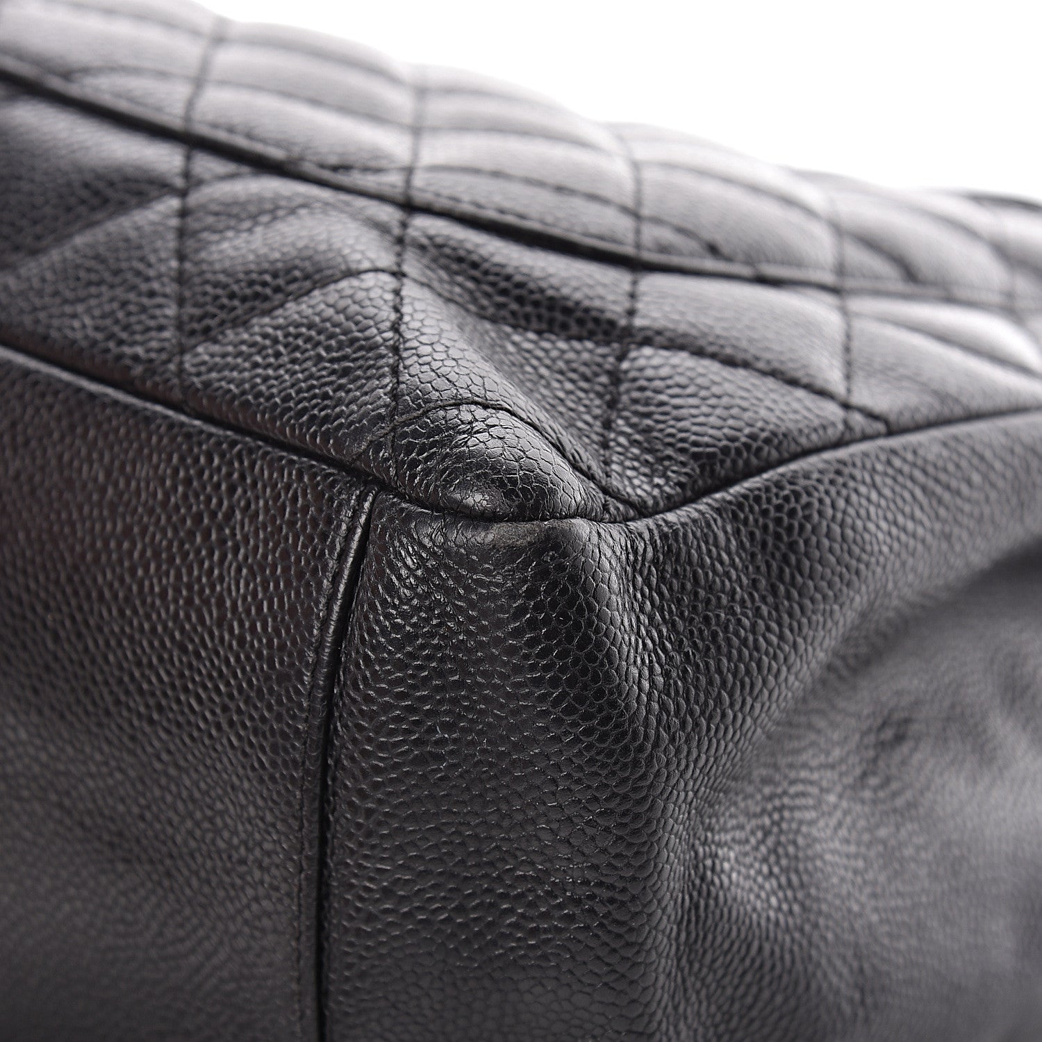 Chanel Caviar Quilted Grand Shopping Tote GST Black 16 of 24