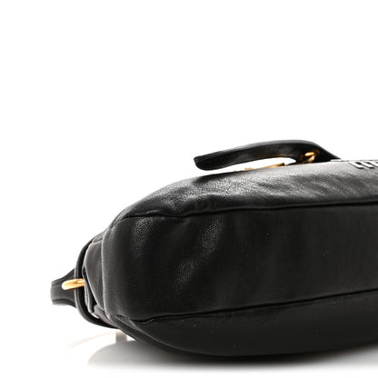 Miu Miu Nappa Aviator Regular Aventure Shoulder Bag Black 8 of 9