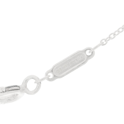 Tiffany Sterling Silver Small T Wave Pendant Necklace 3 of 4