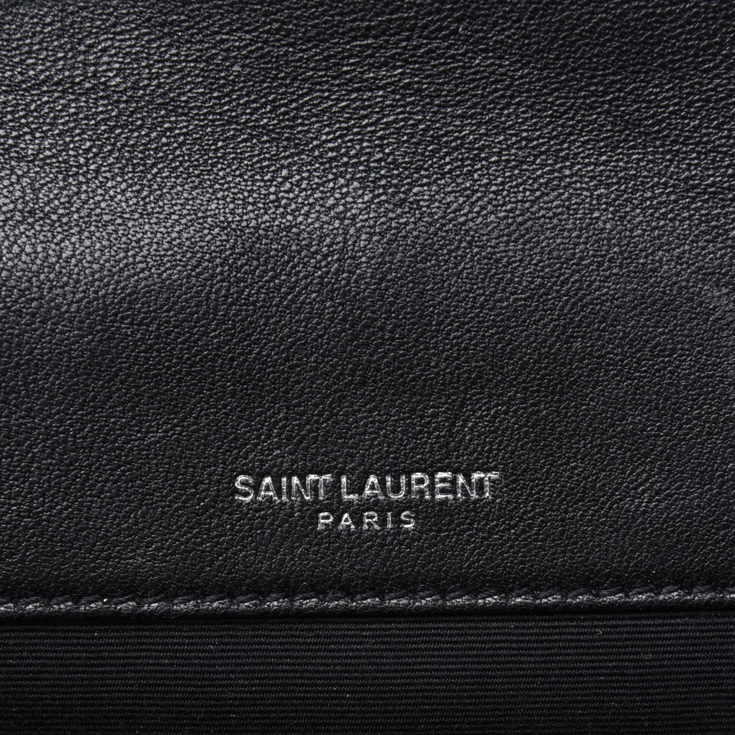 Saint Laurent Calfskin Small Monogram Sunset Black 8 of 18