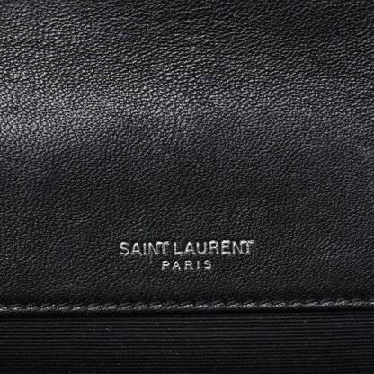 Saint Laurent Calfskin Small Monogram Sunset Black 8 of 18