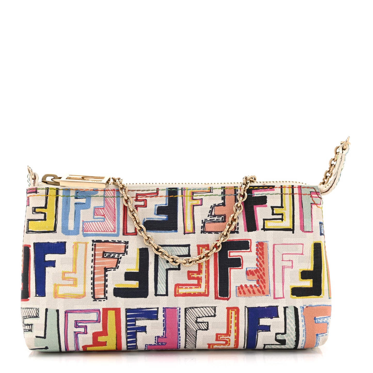 Zucca Spalmati FF Multicolor Pochette  White