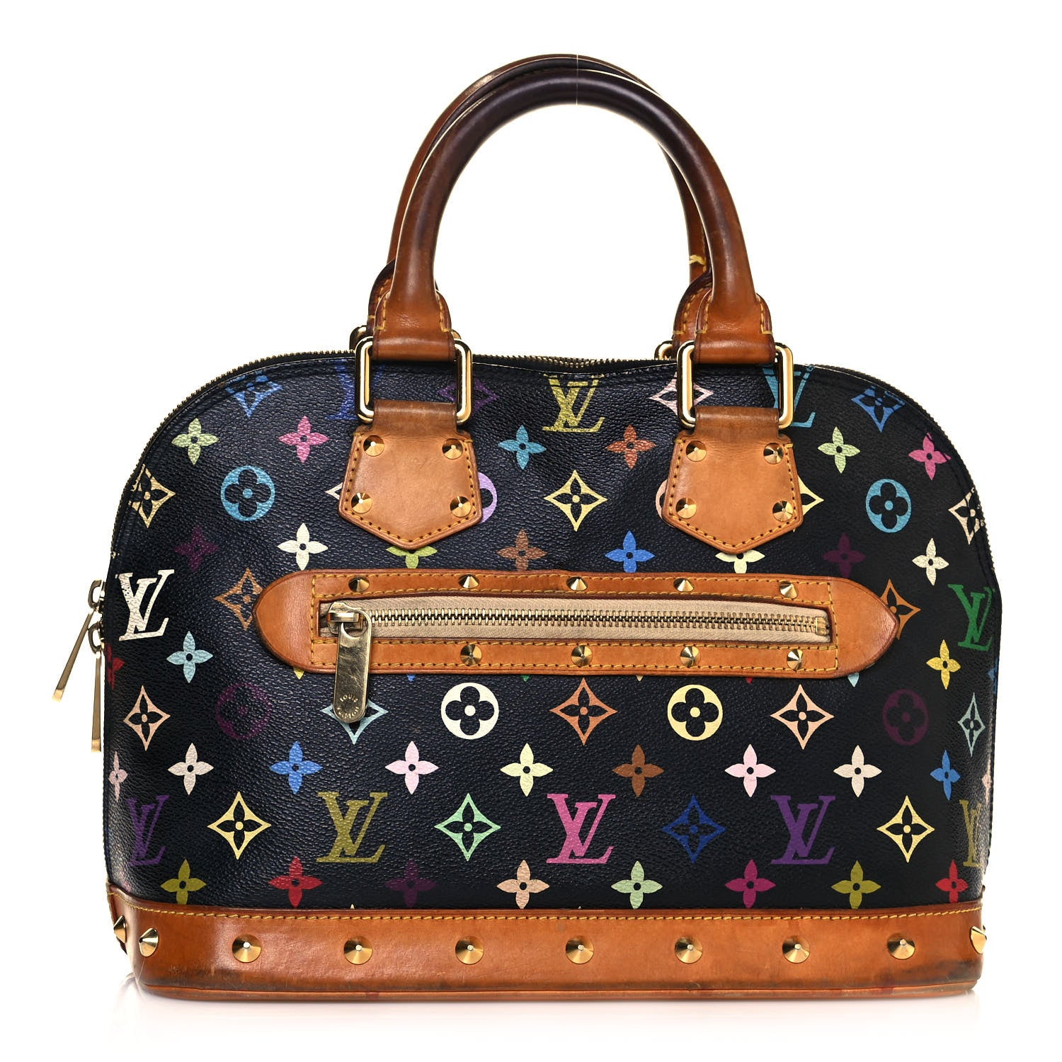 Louis Vuitton Monogram Multicolor Alma Black 1 of 17