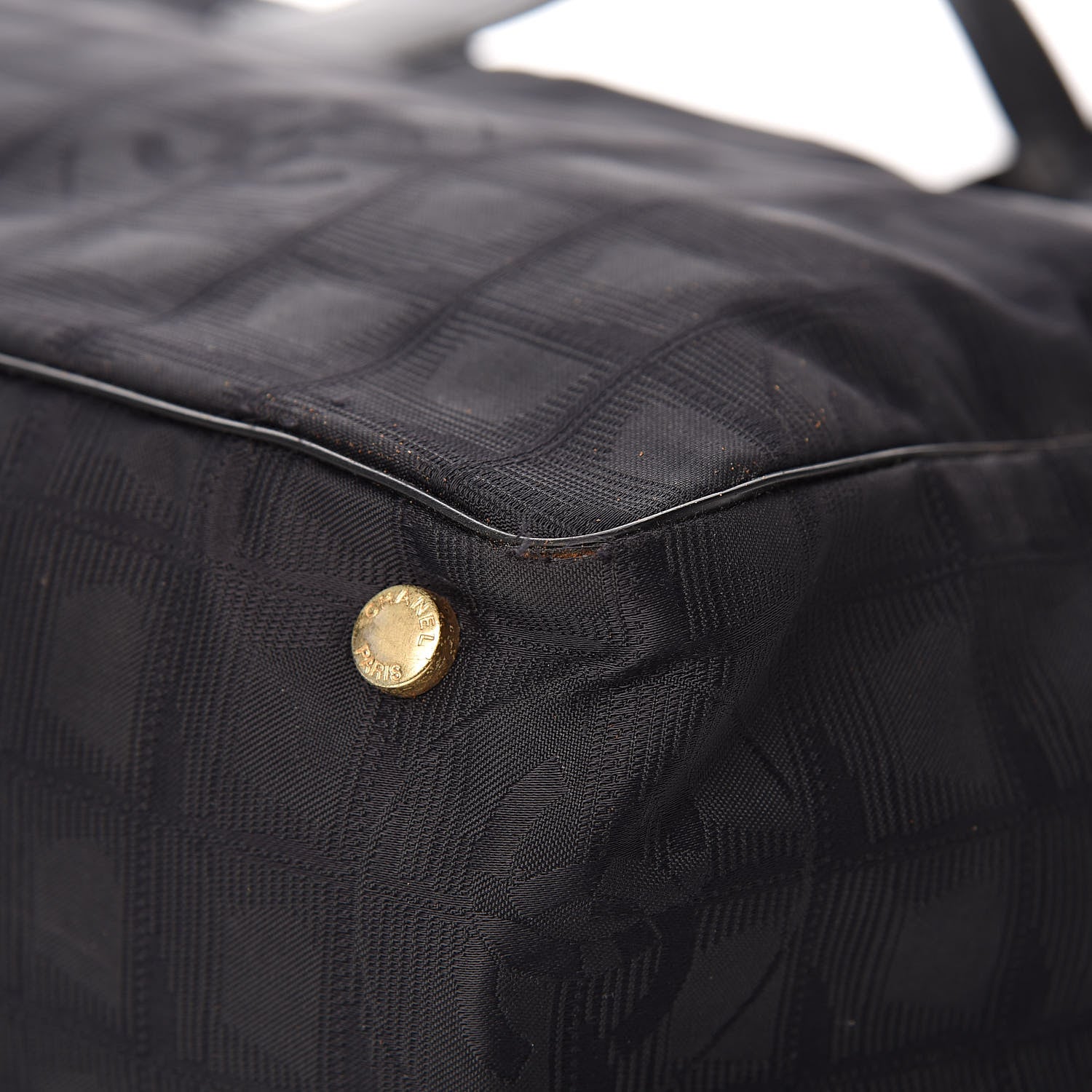 Chanel Nylon Large Travel Tote Black 9 of 11