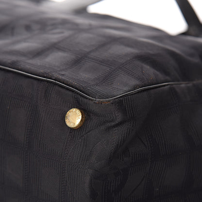 Chanel Nylon Large Travel Tote Black 9 of 11