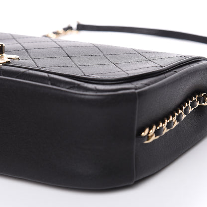 Chanel Goatskin Stitched Medium Casual Trip Single Flap Black 9 of 9