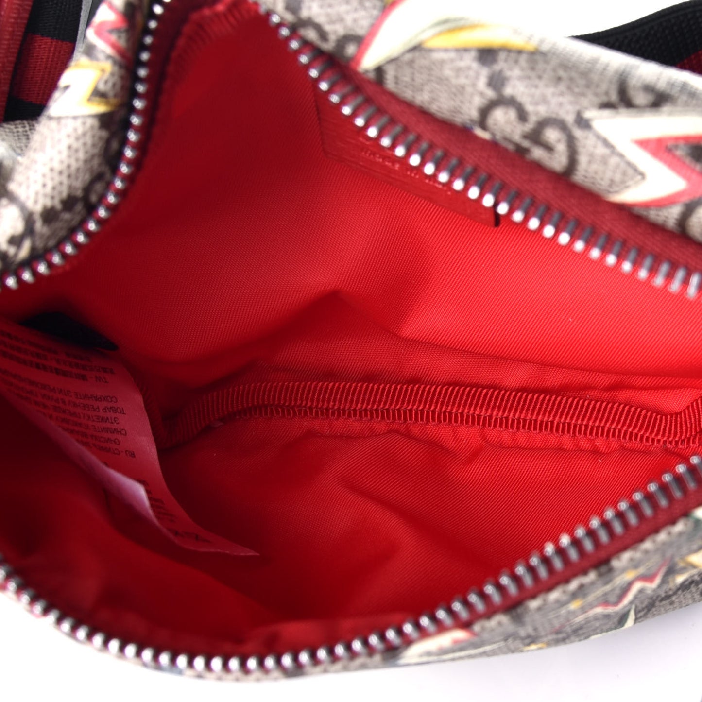 GG Supreme Monogram Childrens Space Print Belt Bag Multicolor