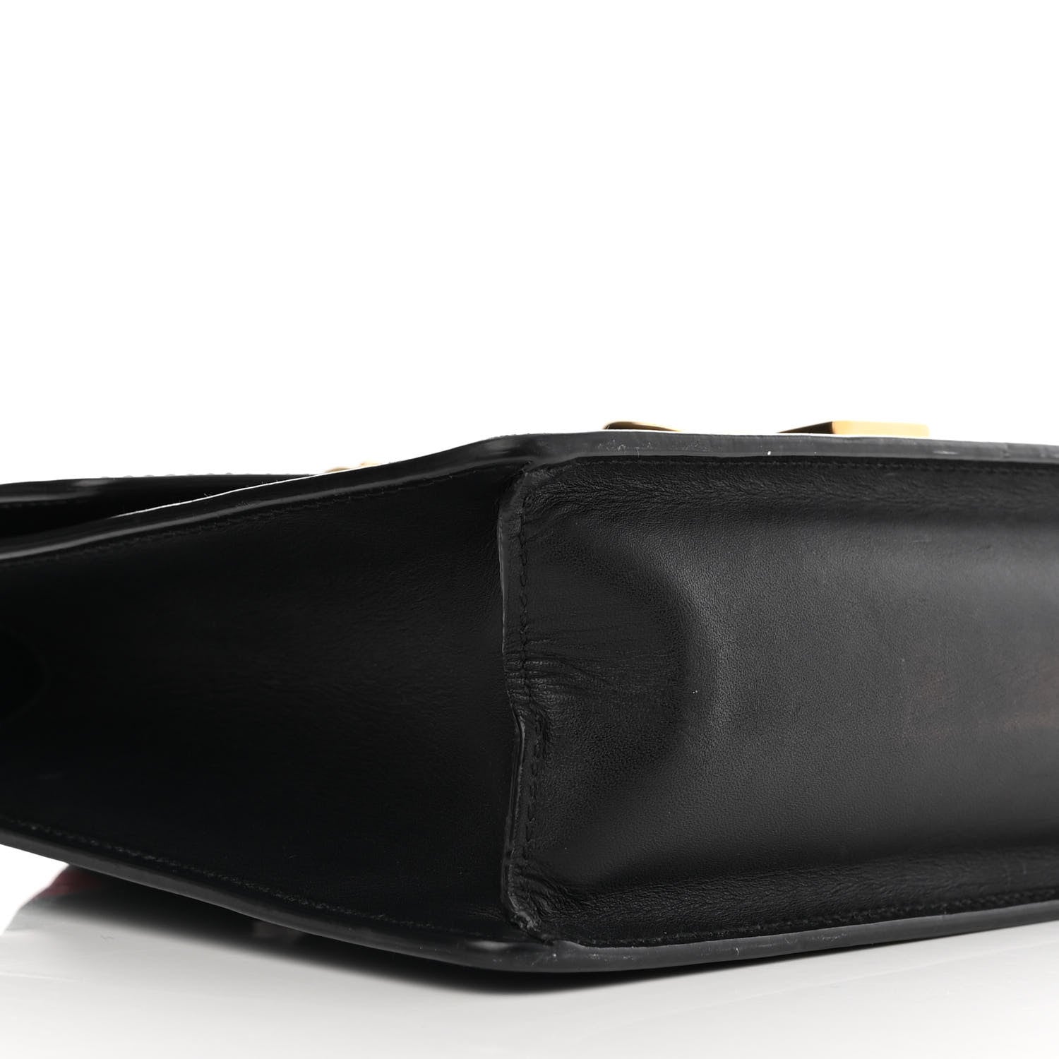 Gucci Calfskin Small Sylvie Shoulder Bag Black 9 of 14