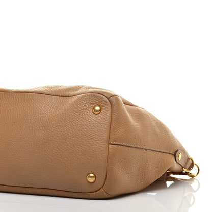 Prada Vitello Daino Shopping Tote Sughero 8 of 8