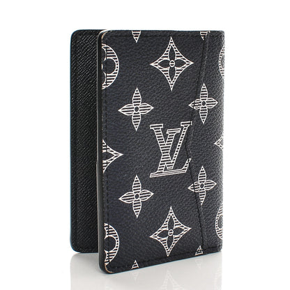 Louis Vuitton Savane Monogram Chapman Rhinoceros Pocket Organizer Encre 3 of 6
