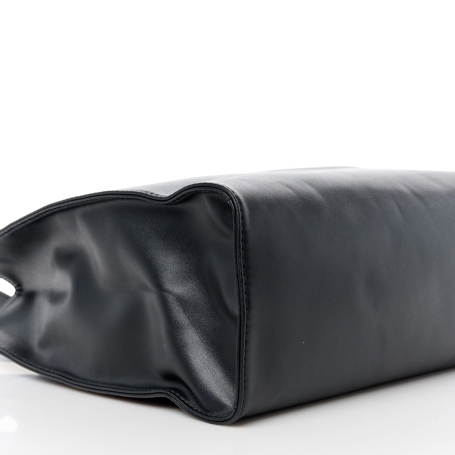 Telfar Vegan Leather Medium Shopping Bag Black 9 of 10