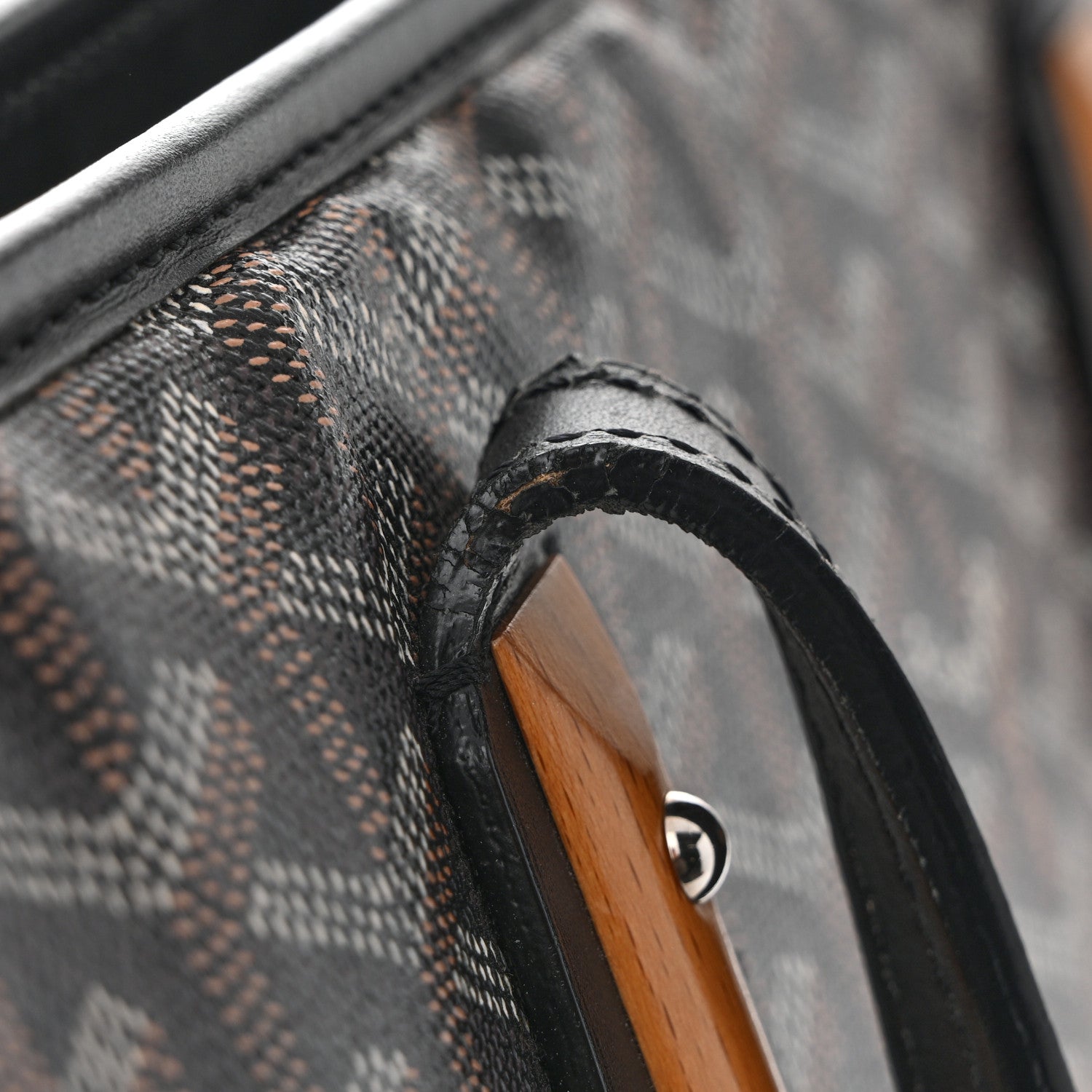 Goyard Goyardine Marquises Tote Black 10 of 12
