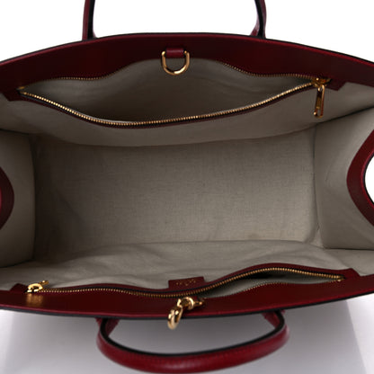 Gucci X DORAEMON Mini Vintage GG Supreme Monogram Large Tote Bag Beige Cherry Red 5 of 11