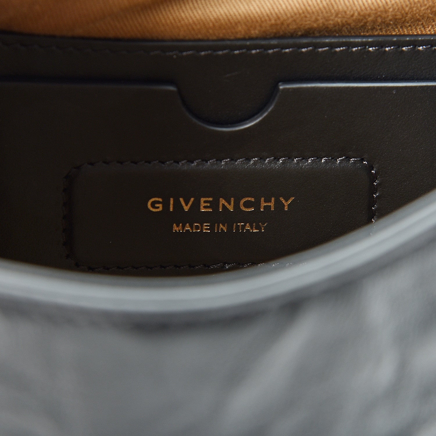 Givenchy Crinkled Patent Calfskin Small ID Flap Black 5 of 8