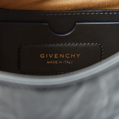 Givenchy Crinkled Patent Calfskin Small ID Flap Black 5 of 8