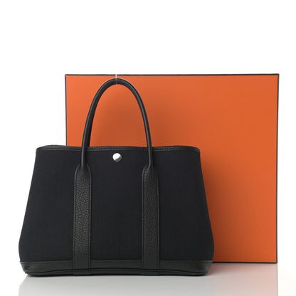 Hermes Toile Negonda Garden Party 30 TPM Black 13 of 13