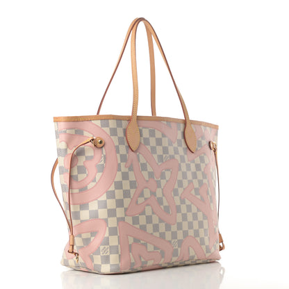 Louis Vuitton Damier Azur Tahitienne Neverfull MM 4 of 15