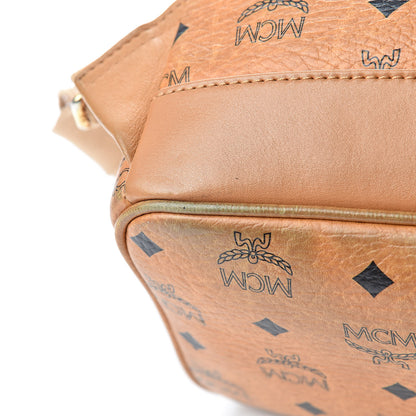 MCM Visetos Medium Sprinkle Stud Stark Backpack Cognac 15 of 18