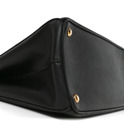 Prada Saffiano Lux Medium Galleria Double Zip Tote Black 8 of 9