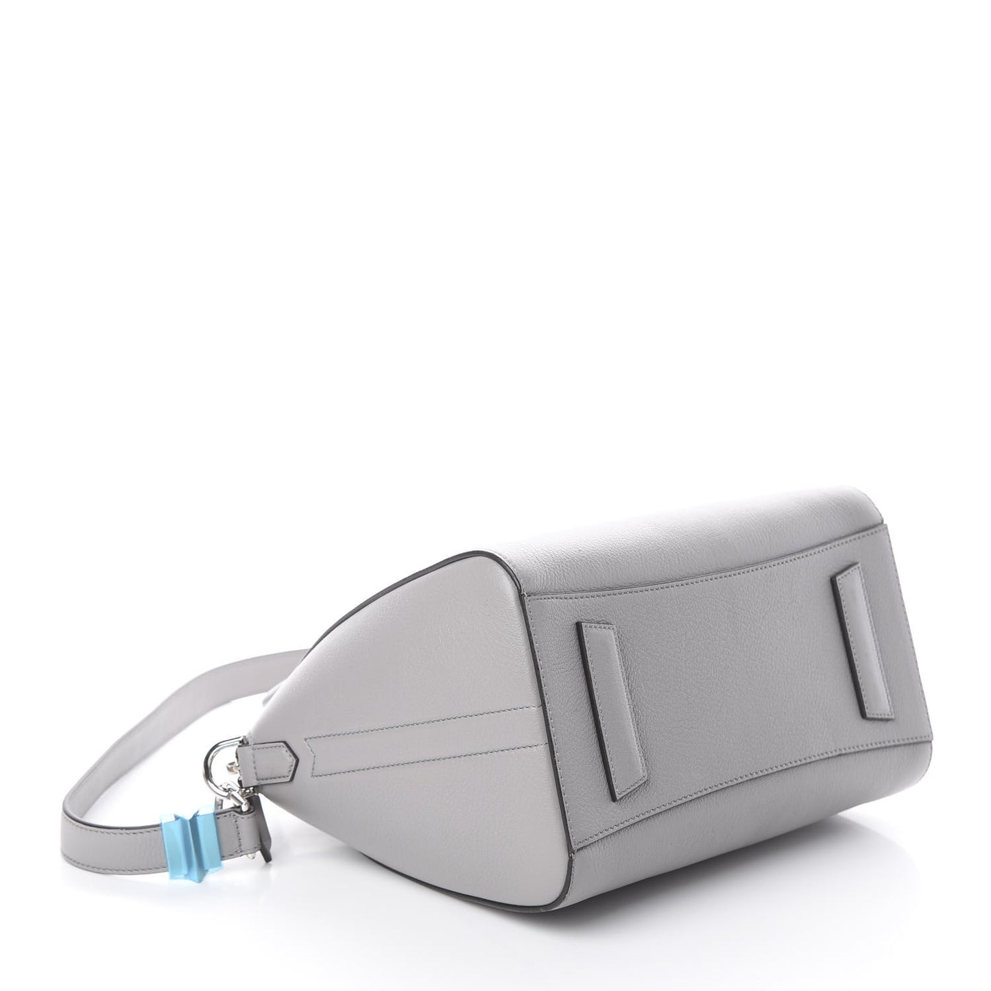 Sugar Goatskin Small Antigona Pearl Grey