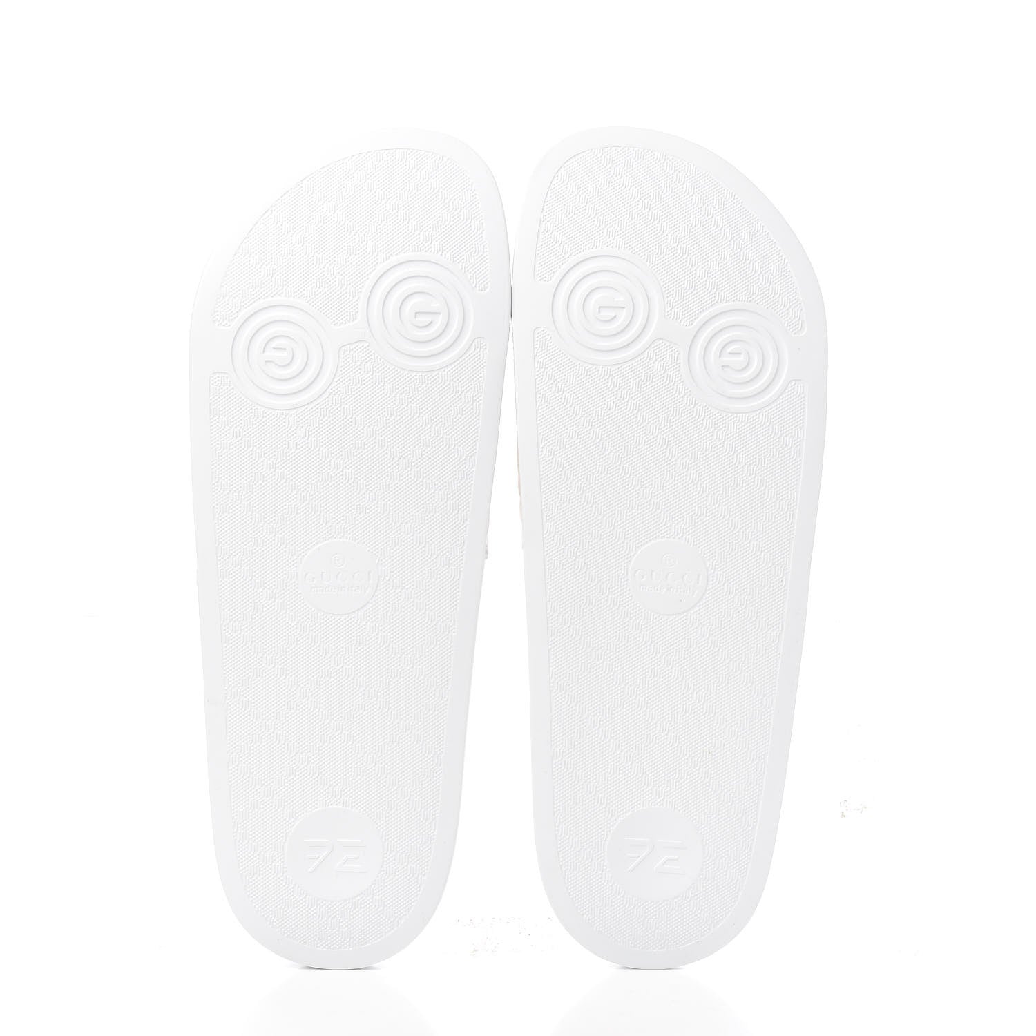 Gucci Canvas Worldwide Mens Pursuit Slide Sandals 10 White 5 of 8