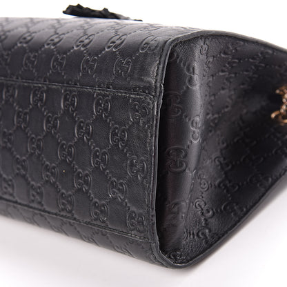 Gucci Guccissima Large Emily Chain Shoulder Bag Black 11 of 16