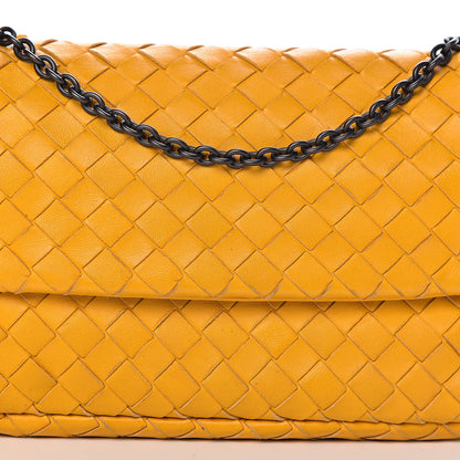 Bottega Veneta Nappa Intrecciato Small Chain Crossbody Marigold 15 of 15