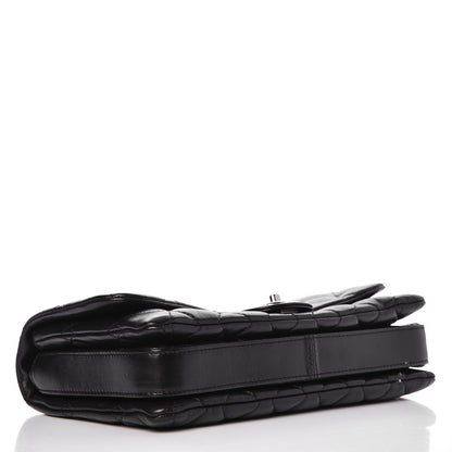 Chanel Lambskin Quilted Large 3 Flap Black 4 of 11