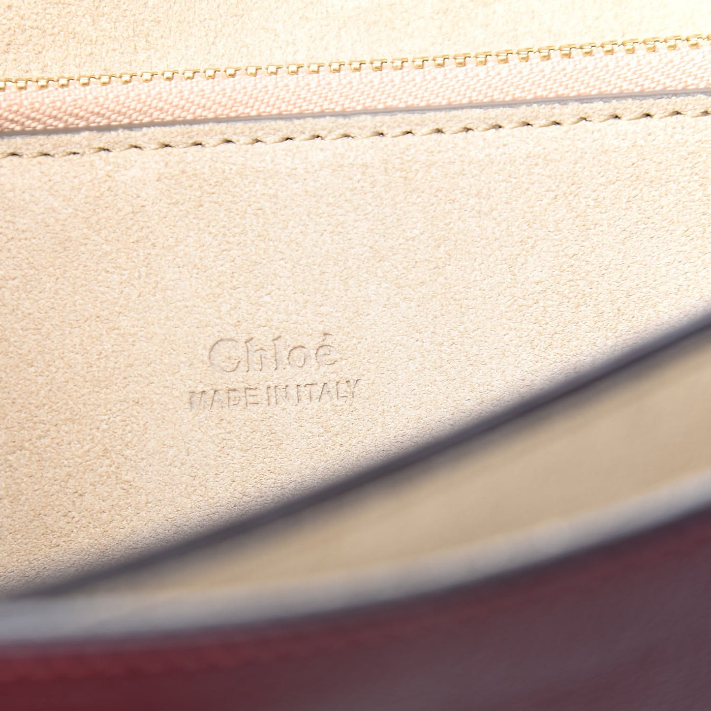 Calfskin Medium Faye Shoulder Bag Sienna Red