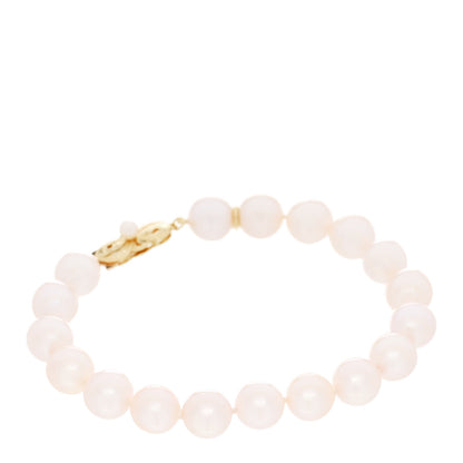 Mikimoto 18K Yellow Gold Akoya Pearl 9-9.5mm Strand Bracelet 2 of 4