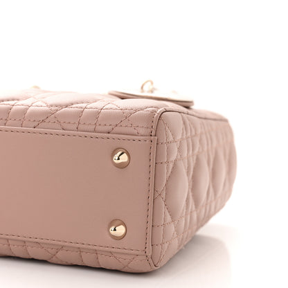 Christian Dior Lambskin Cannage Small My ABCDior Lady Dior Fard 10 of 10