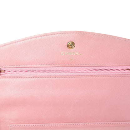 Chanel Caviar Timeless CC Wallet On Chain WOC Pink 8 of 10