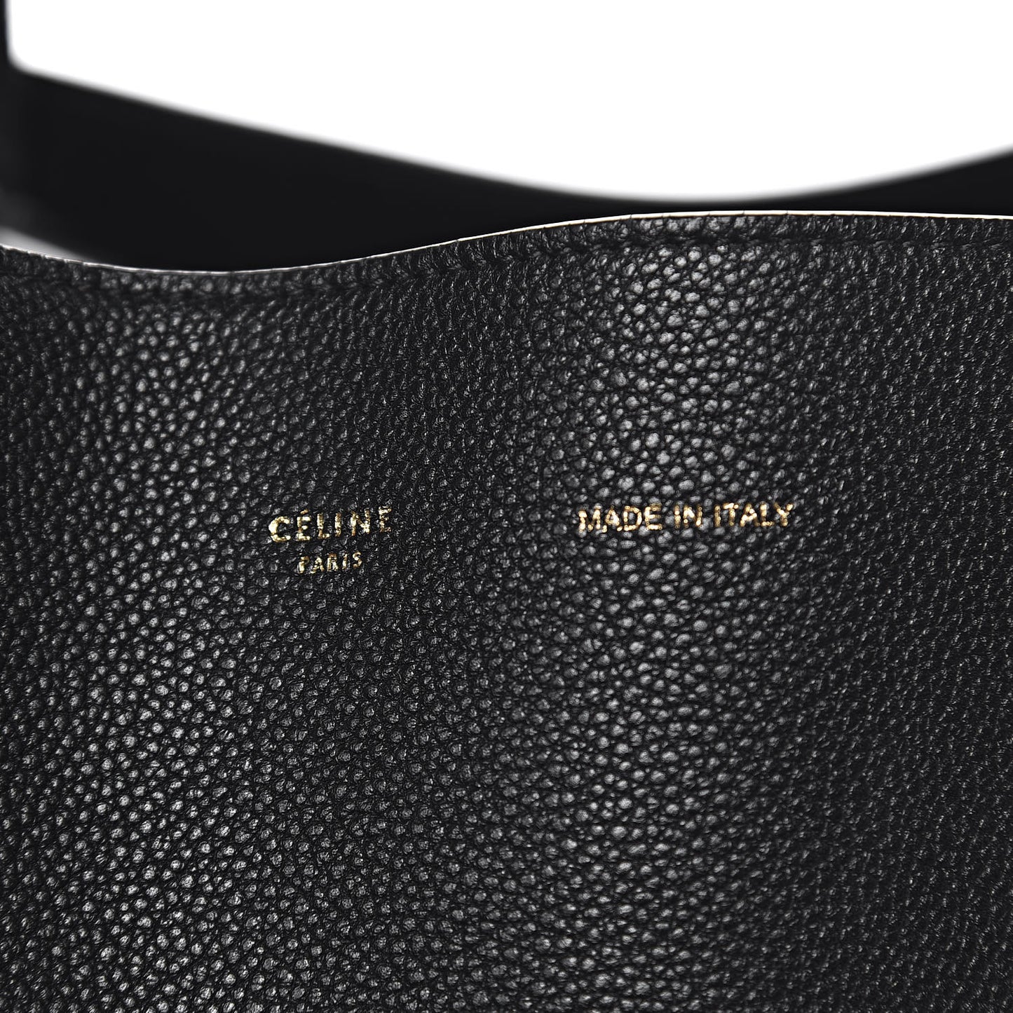 Soft Grained Calfskin Medium Belt Cabas Phantom Black