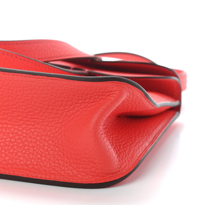 Hermes Taurillon Clemence Halzan 25 Rose Texas 10 of 10