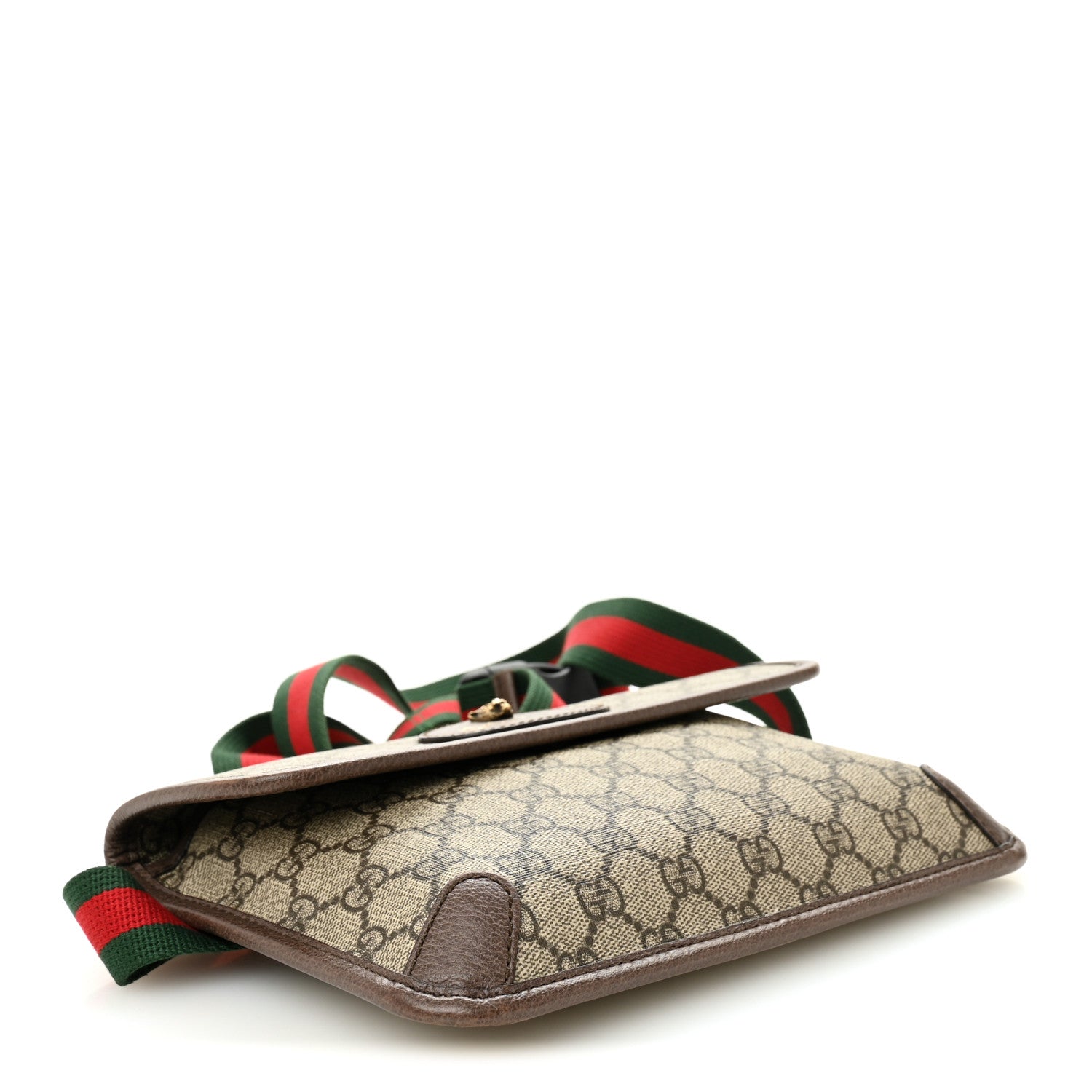 Gucci GG Supreme Monogram Neo Vintage Web Belt Bag Brown 4 of 10