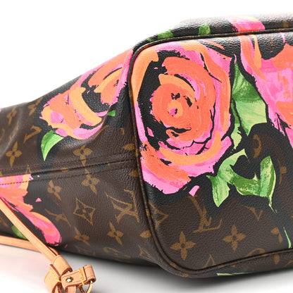Louis Vuitton Monogram Roses Neverfull MM 8 of 10
